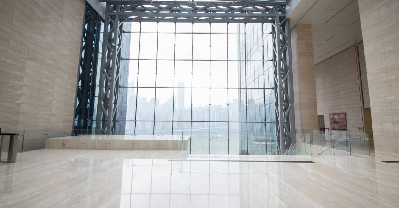 image of windows in morden office building image of windows in morden office building